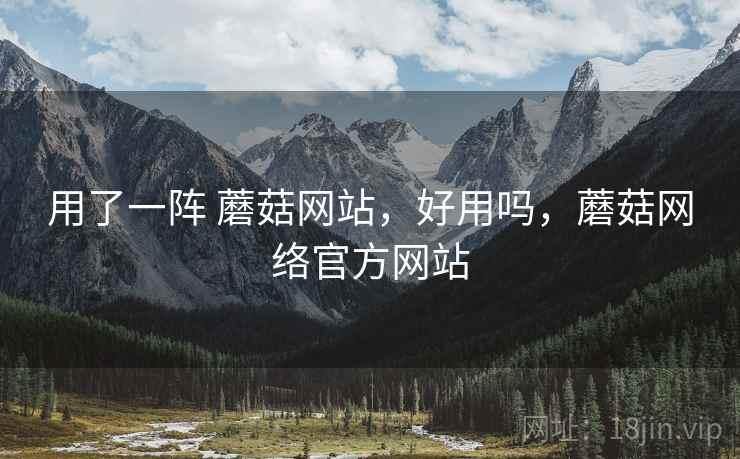 用了一阵 蘑菇网站，好用吗，蘑菇网络官方网站